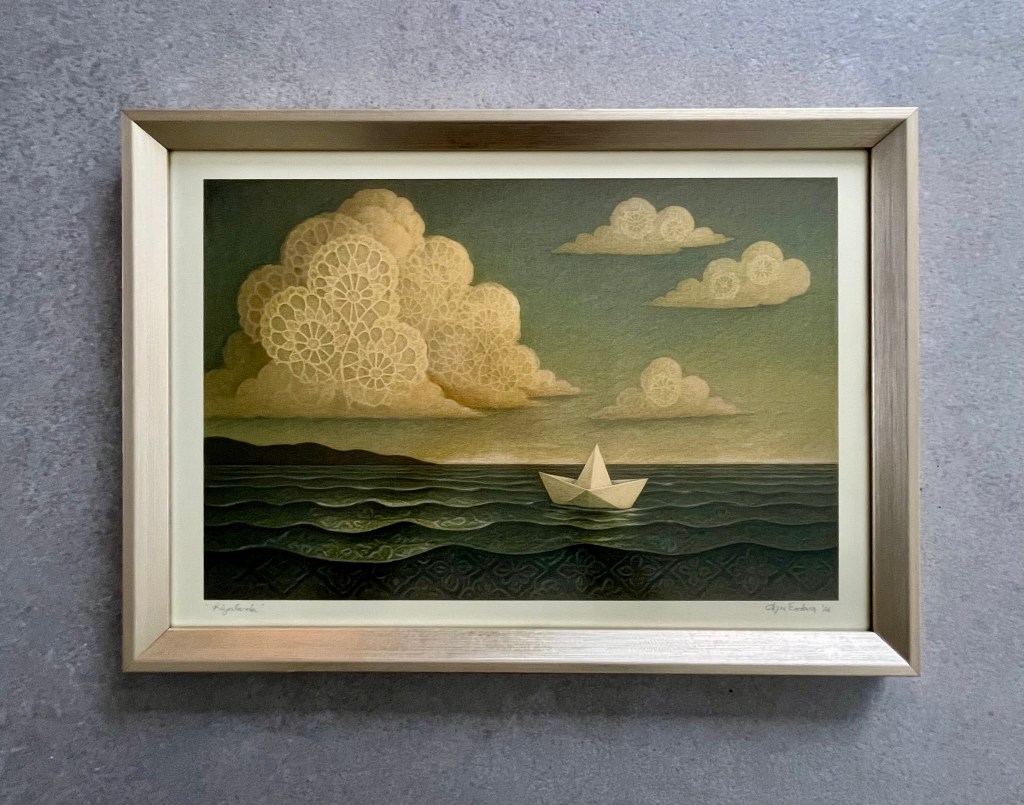 Kağıt üzeri dijital analog hibrit kolaj çalışma by arzuendam